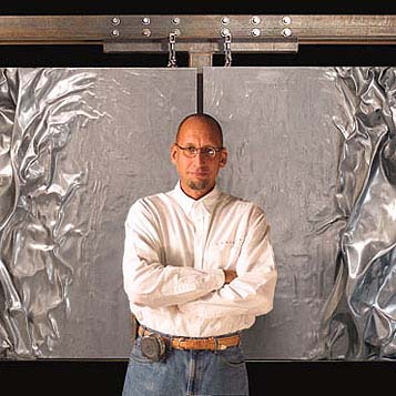 Bill Tonnesen in his studio