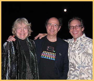 Frank Wilczek with Lawrence Krauss and Betsy Devine