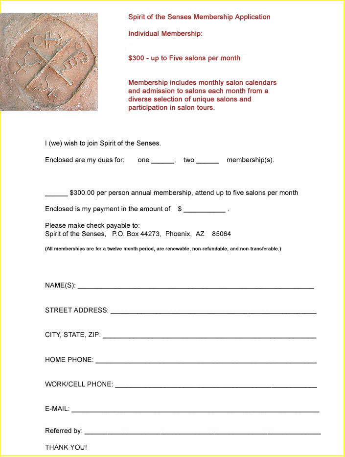 Spirit of the Senses Application